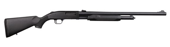 MOSSBERG 500 SLUGSTER 12GA 24IN RIFLED BARREL RS 5RD BLACK SYNTHETIC 56424 - 556 Black Friday Promotion